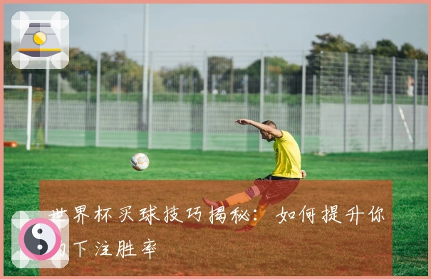 世界杯买球技巧揭秘：如何提升你的下注胜率